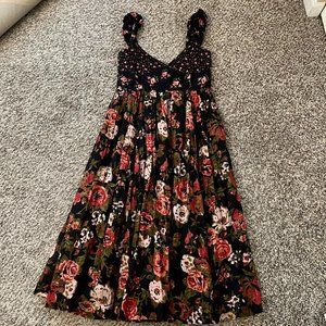 FREE PEOPLE Sleeveless Floral Maxi Dress